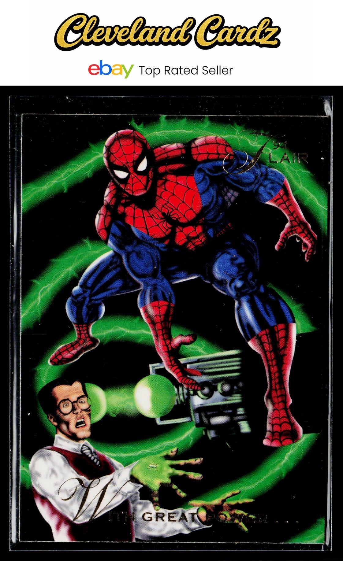 1994 Flair Marvel Annual #3 With Great Power…