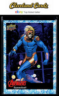2024 Upper Deck Marvel Avengers #73 Speedball Blue