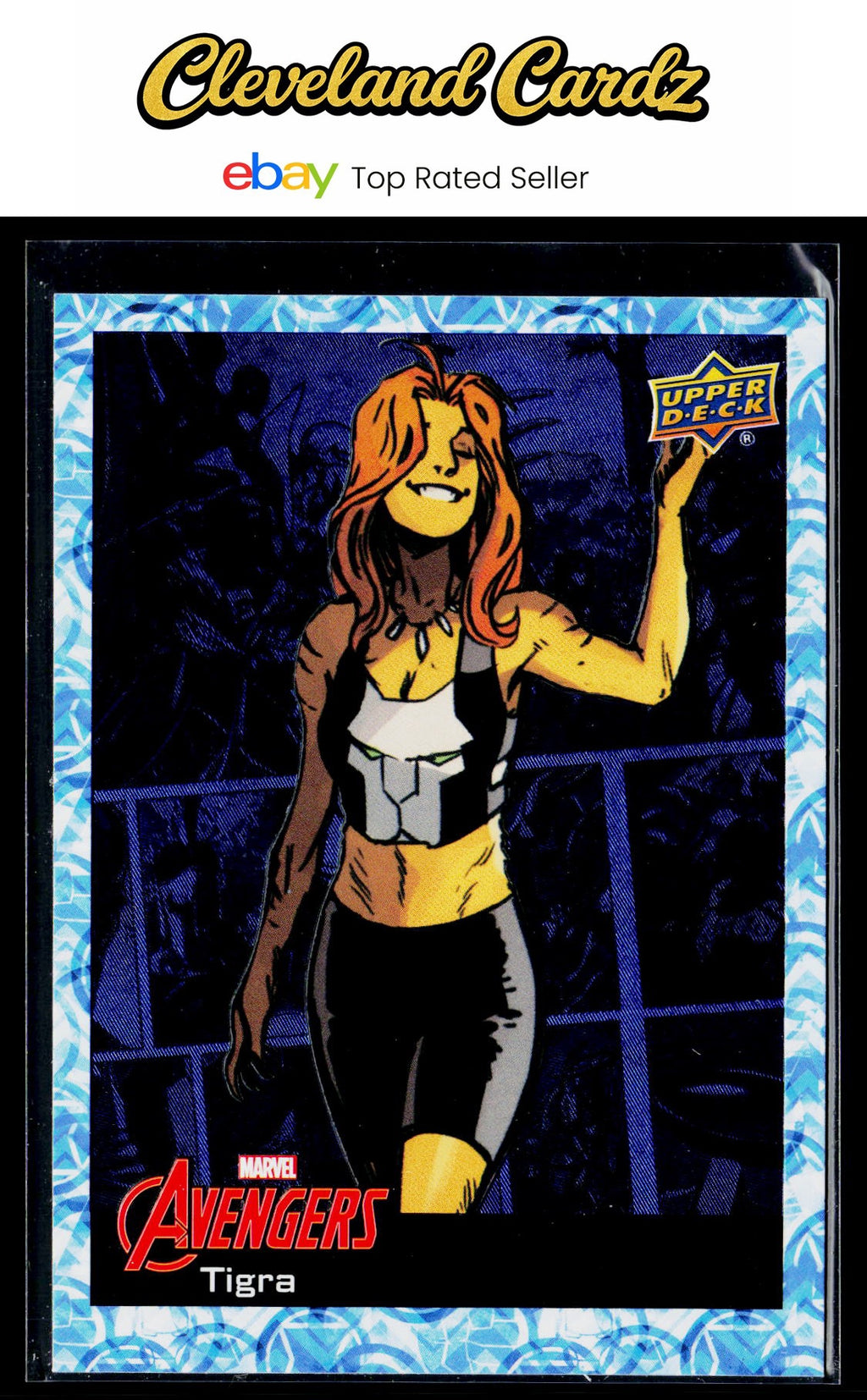 2024 Upper Deck Marvel Avengers #67 Tigra Blue