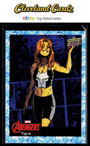 2024 Upper Deck Marvel Avengers #67 Tigra Blue