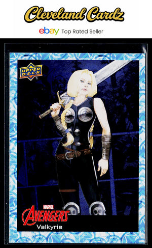 2024 Upper Deck Marvel Avengers #37 Valkyrie Blue