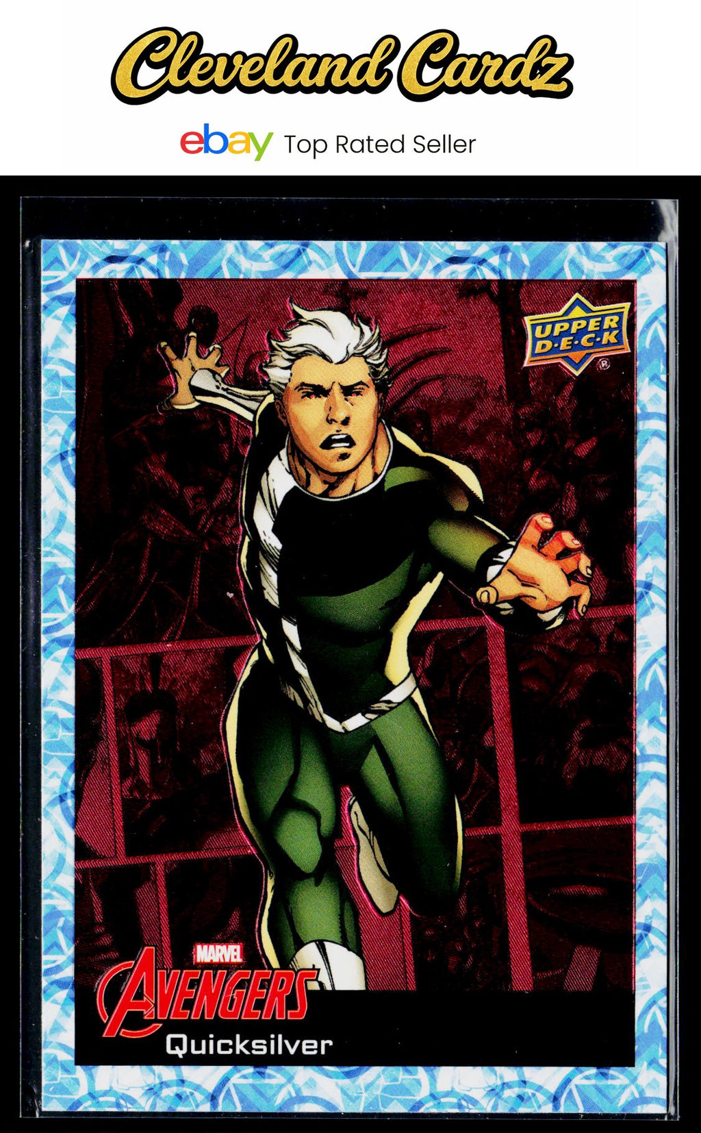 2024 Upper Deck Marvel Avengers #13 Quicksilver Red