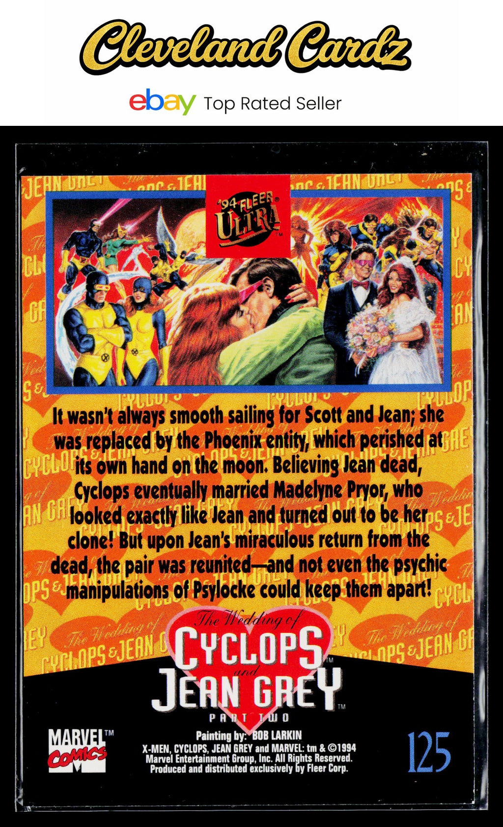 1994 Ultra X-Men #125 Cyclops / Jean Grey