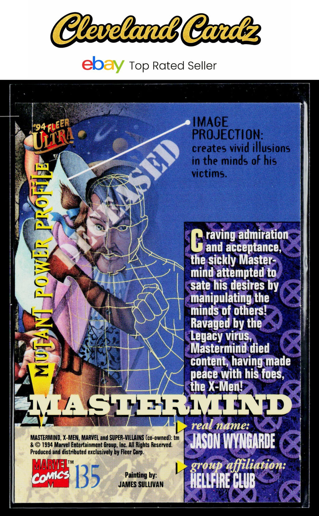 1994 Ultra X-Men #135 Mastermind