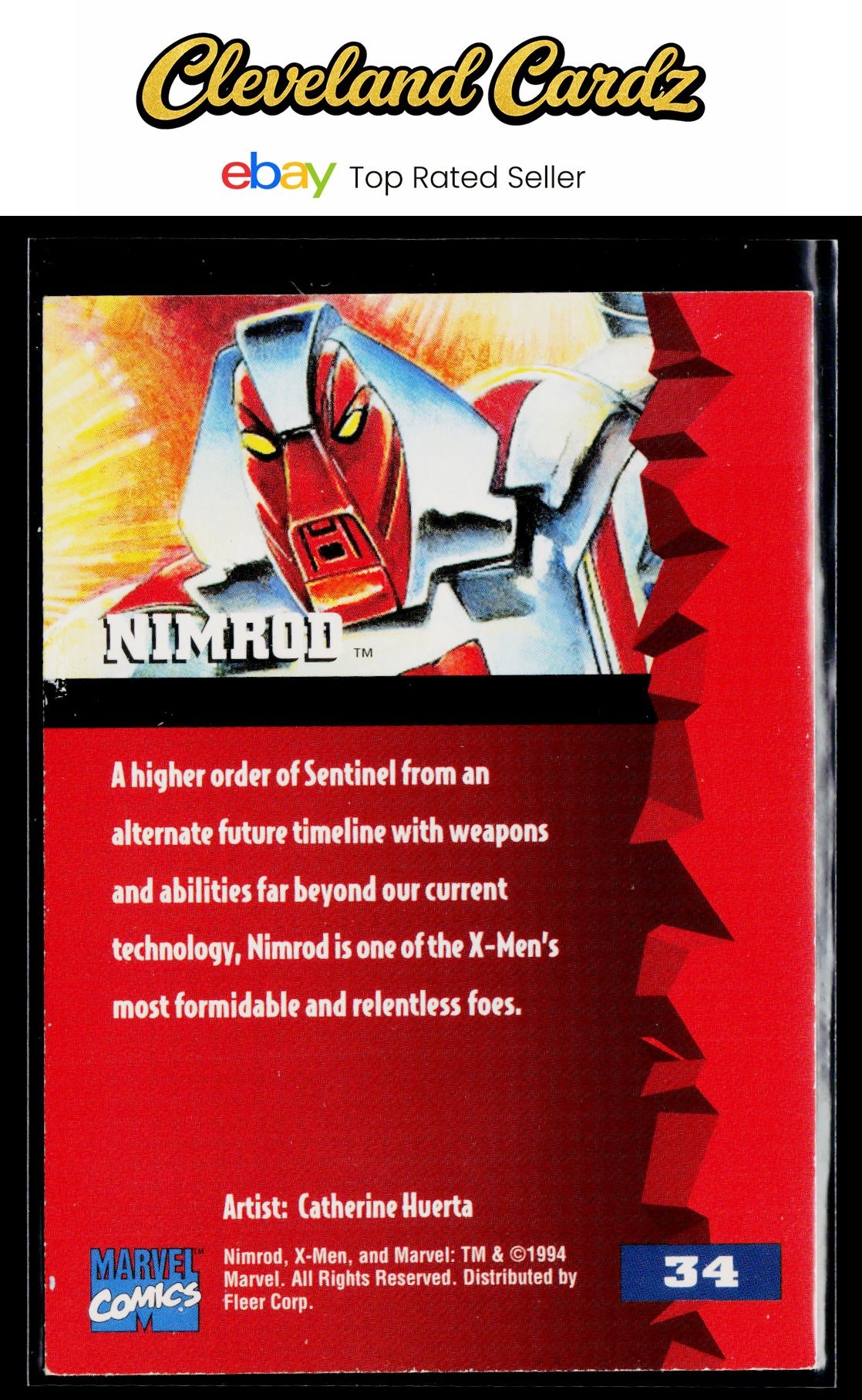 1995 Fleer Ultra X-Men #34 Nimrod