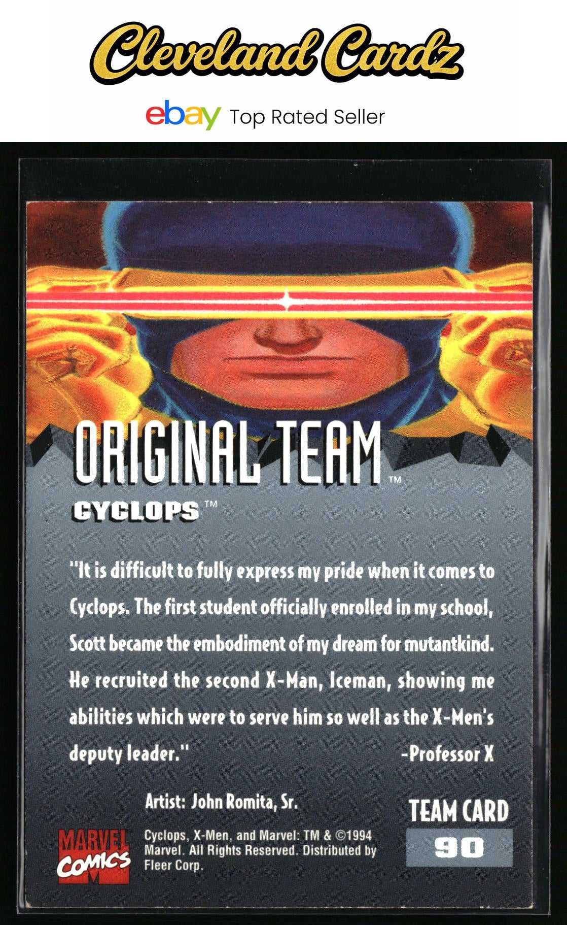 1995 Fleer Ultra X-Men #90 Cyclops