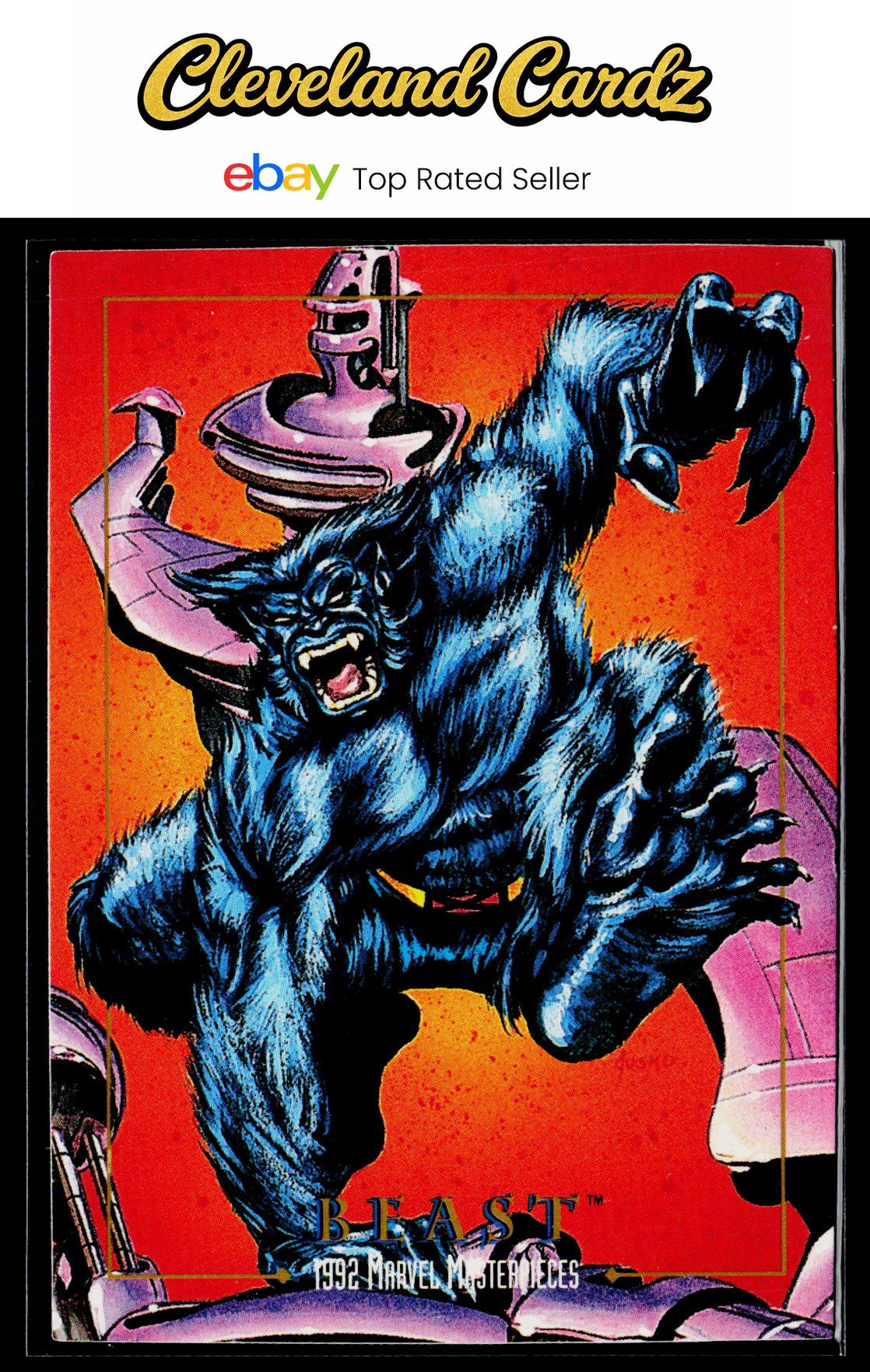 1992 SkyBox Marvel Masterpieces #7 Beast