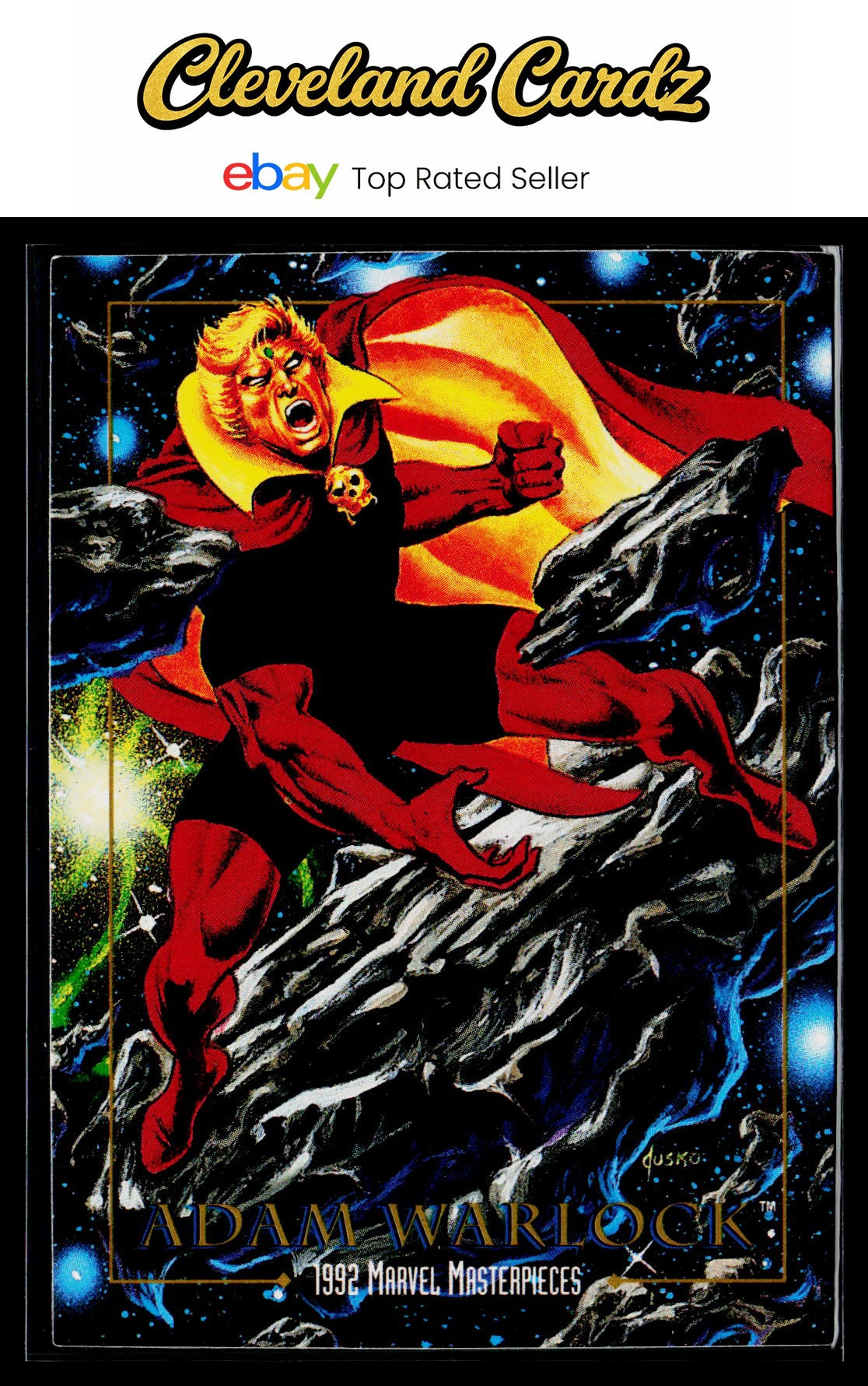 1992 SkyBox Marvel Masterpieces #10 Adam Warlock