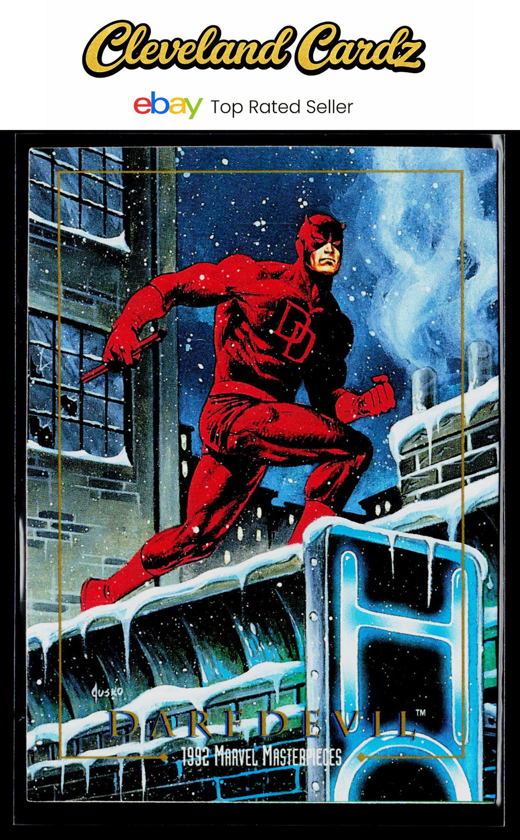 1992 SkyBox Marvel Masterpieces #12 Daredevil