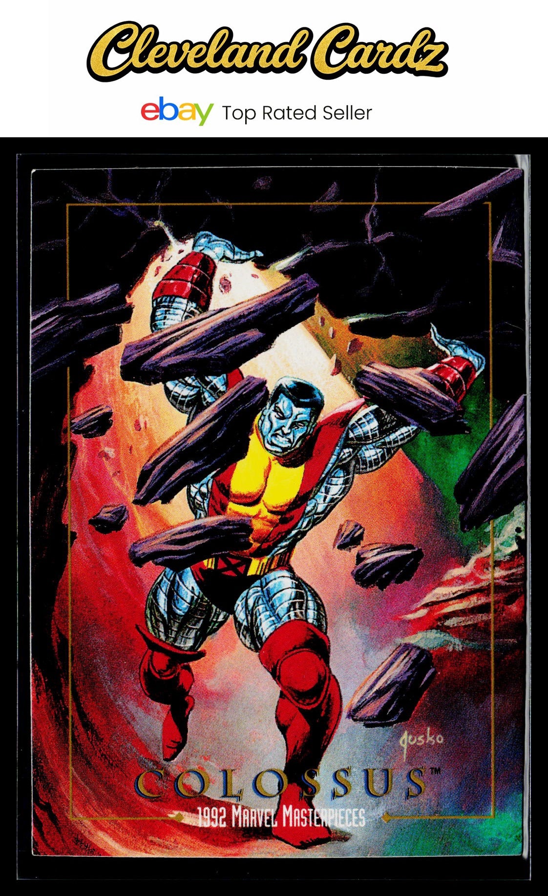 1992 SkyBox Marvel Masterpieces #14 Colossus