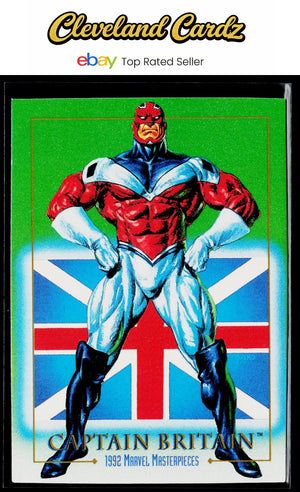 1992 SkyBox Marvel Masterpieces #15 Captain Britain