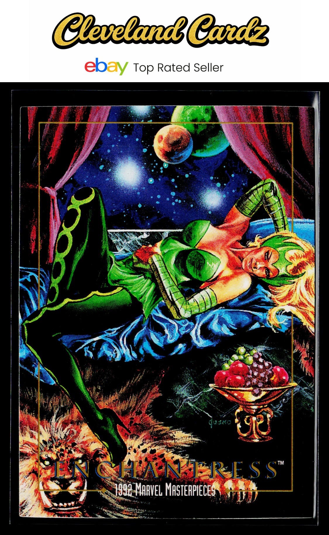 1992 SkyBox Marvel Masterpieces #21 Enchantress