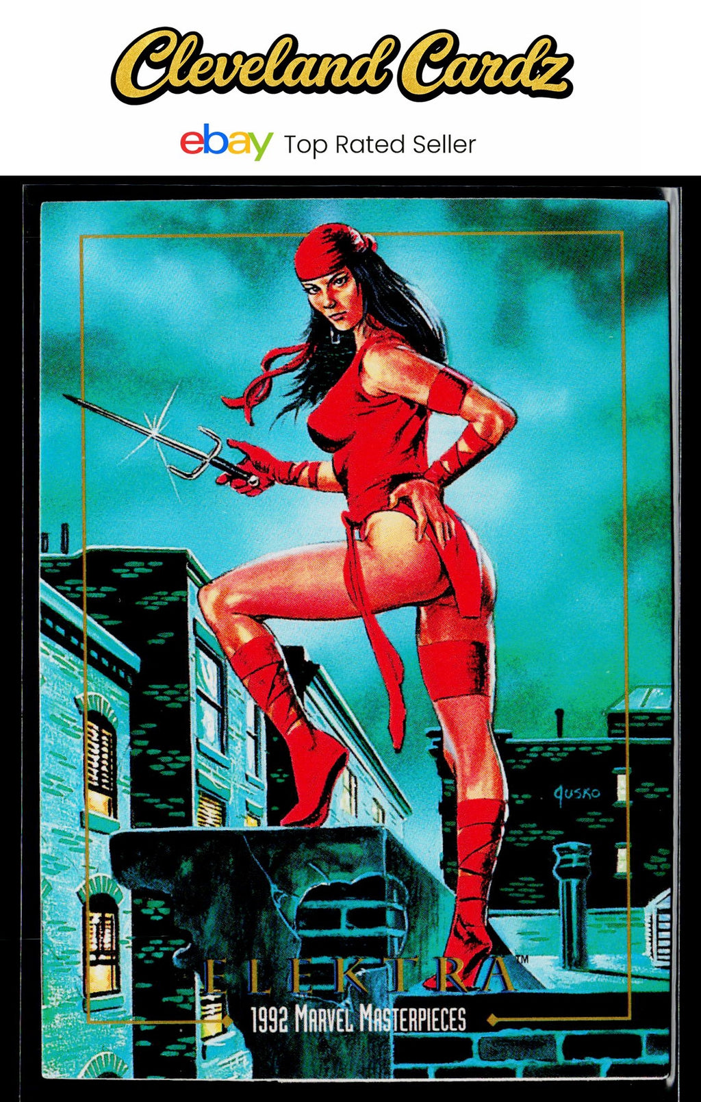 1992 SkyBox Marvel Masterpieces #22 Elektra
