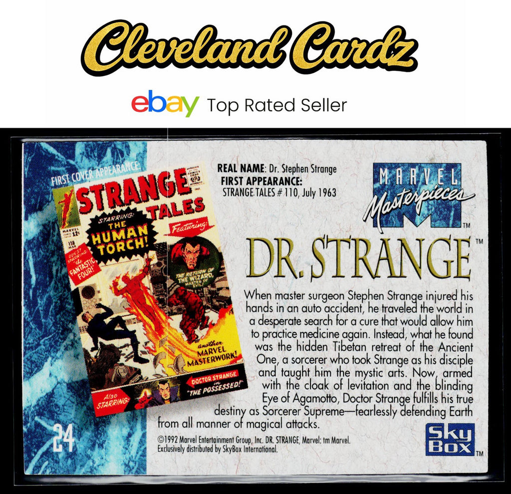 1992 SkyBox Marvel Masterpieces #24 Dr. Strange