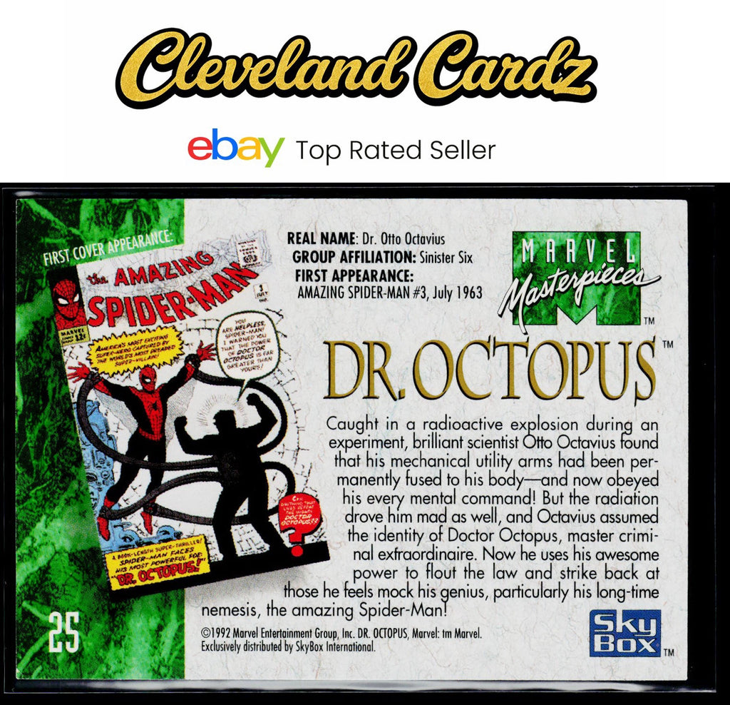 1992 SkyBox Marvel Masterpieces #25 Dr. Octopus