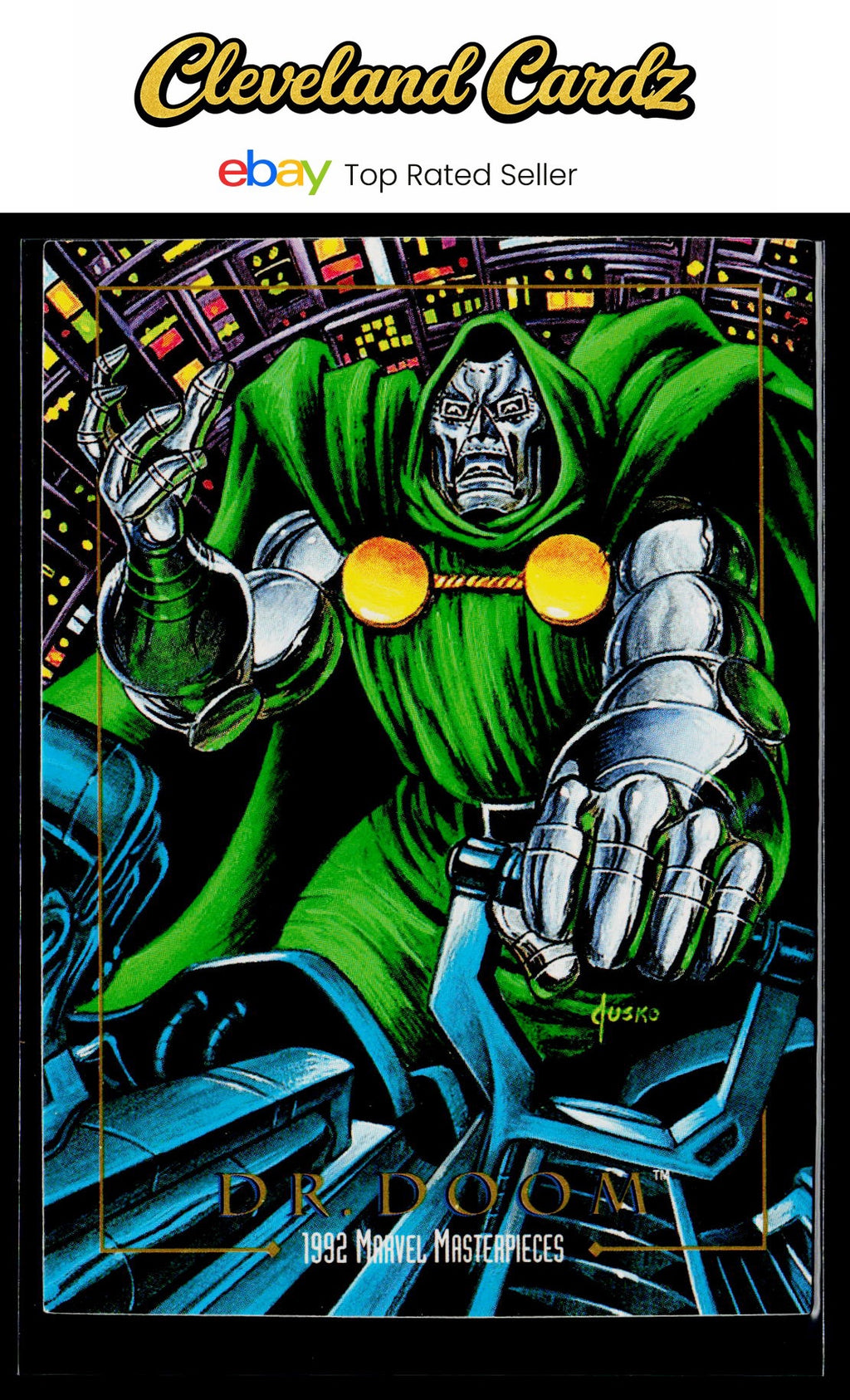 1992 SkyBox Marvel Masterpieces #26 Dr. Doom
