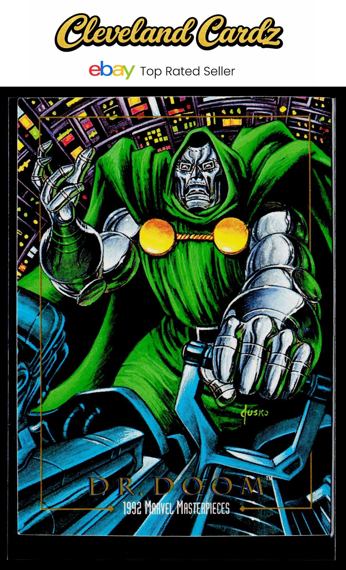 1992 SkyBox Marvel Masterpieces #26 Dr. Doom