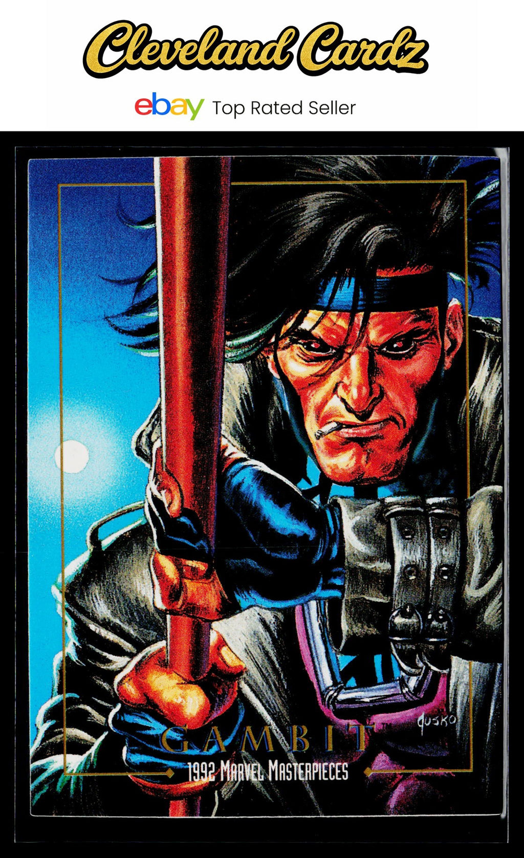 1992 SkyBox Marvel Masterpieces #29 Gambit