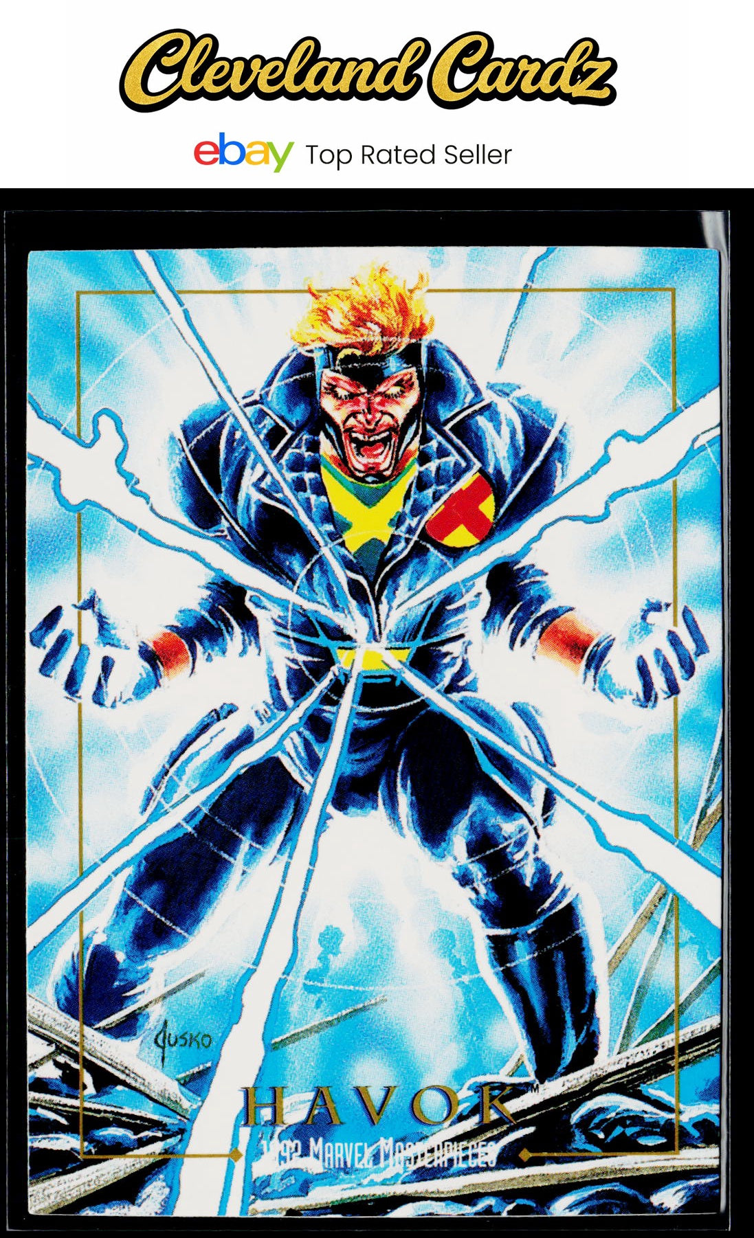 1992 SkyBox Marvel Masterpieces #35 Havok
