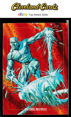 1992 SkyBox Marvel Masterpieces #40 Iceman
