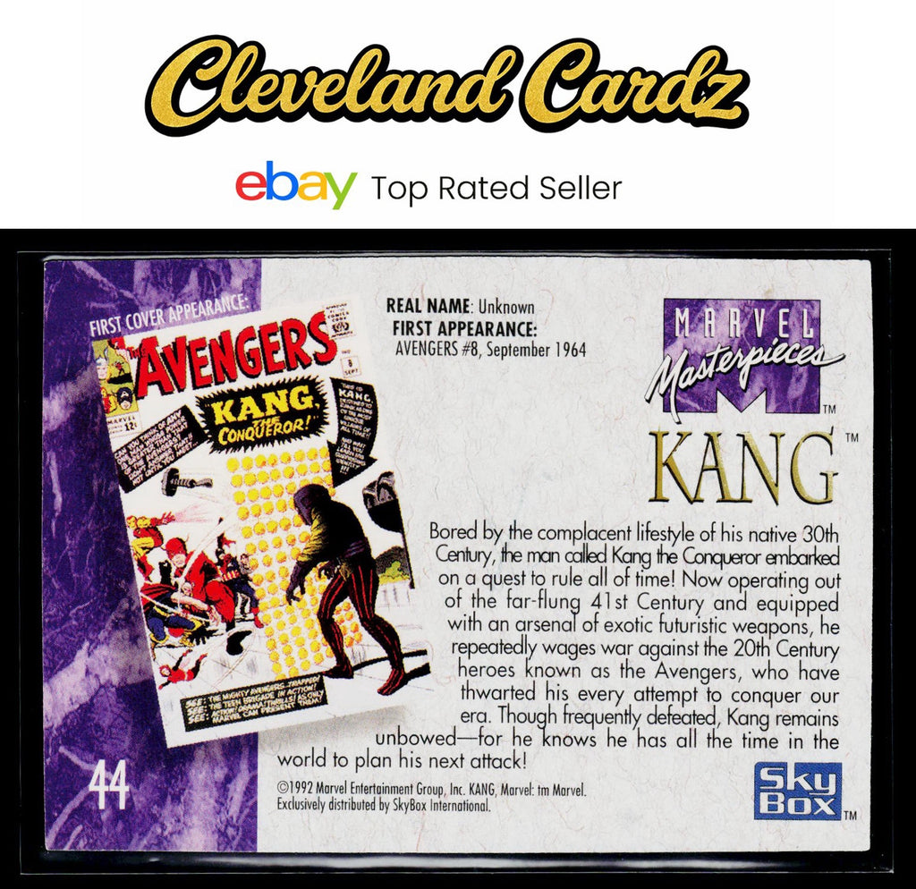 1992 SkyBox Marvel Masterpieces #44 Kang