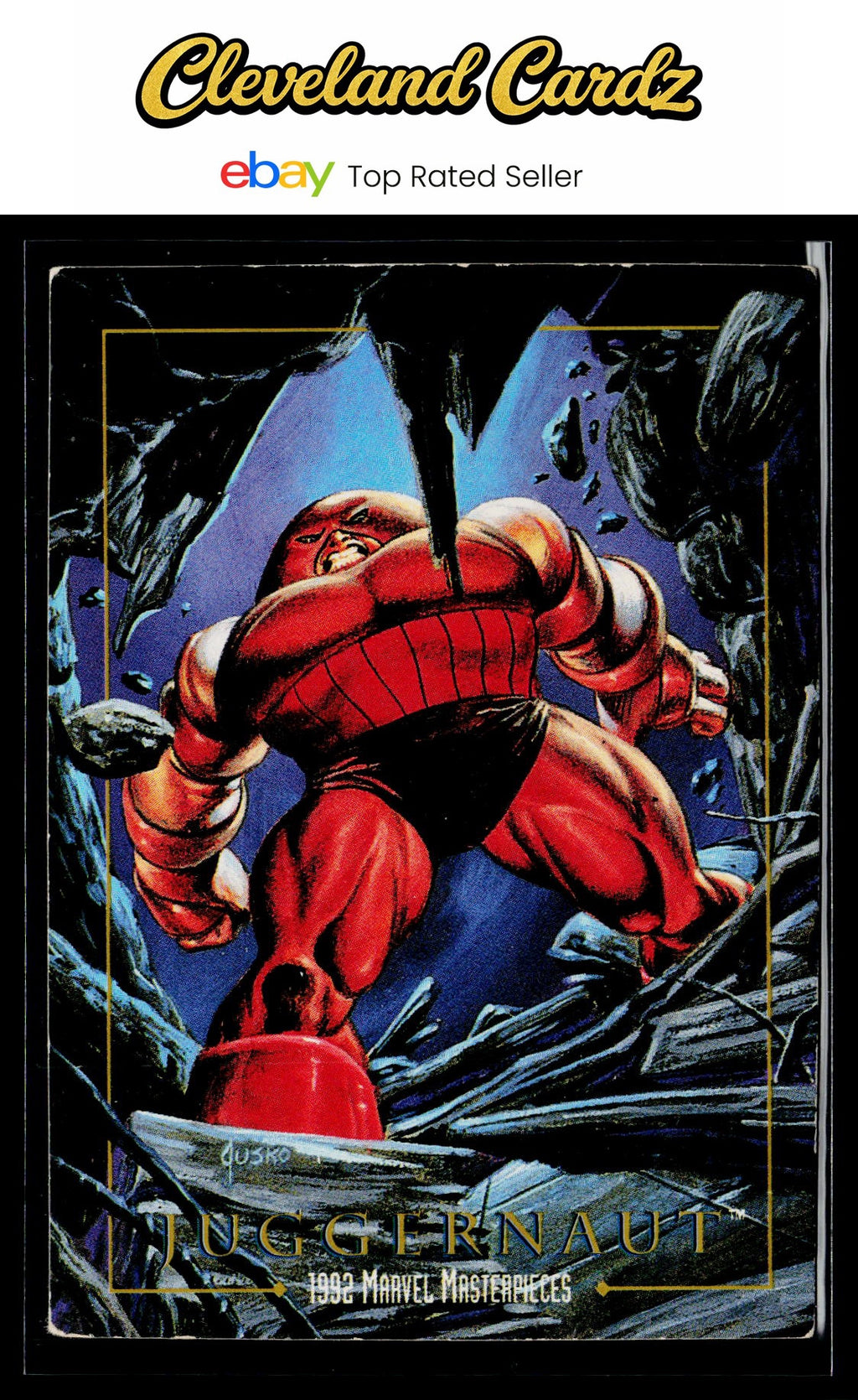 1992 SkyBox Marvel Masterpieces #45 Juggernaut
