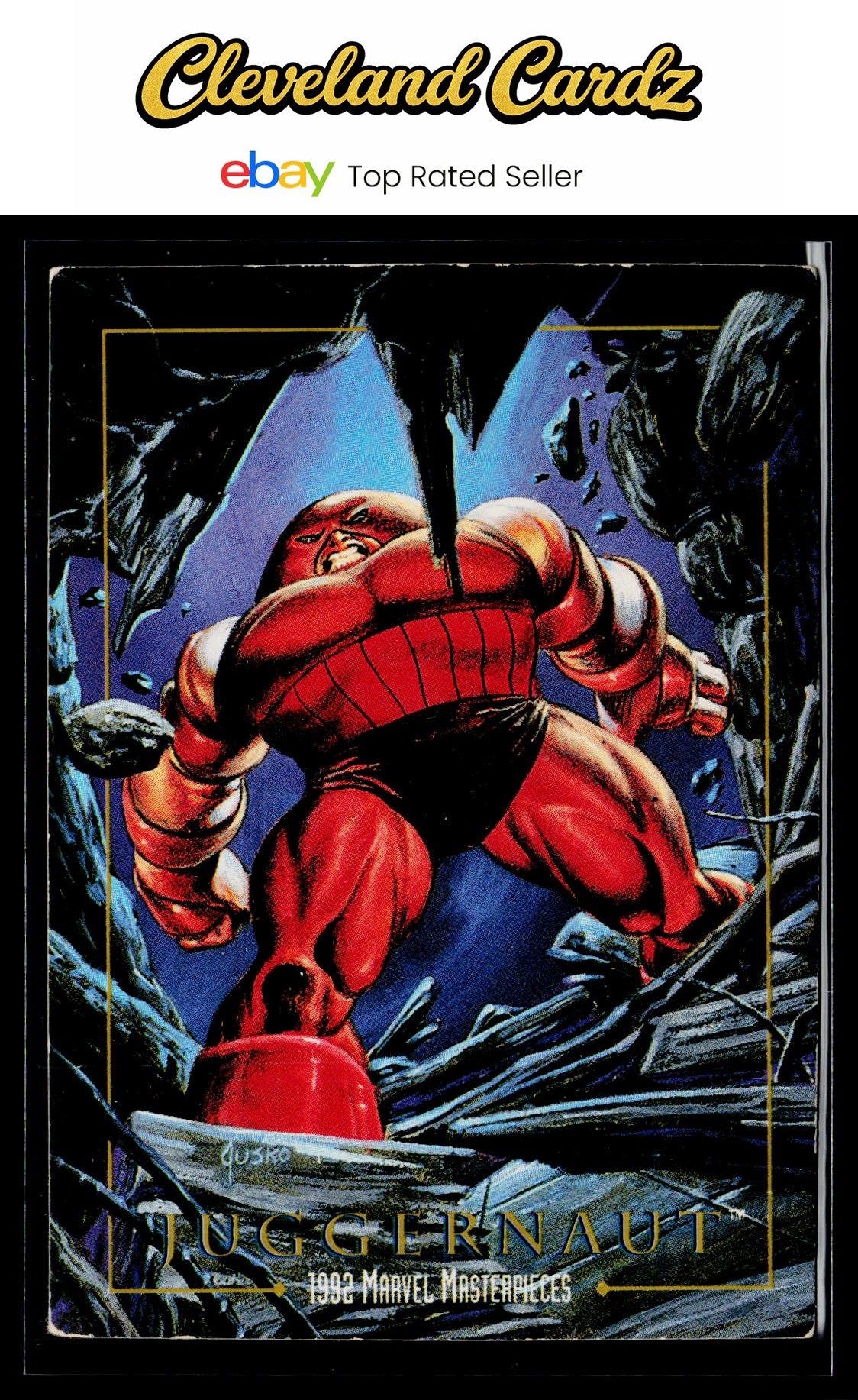 1992 SkyBox Marvel Masterpieces #45 Juggernaut
