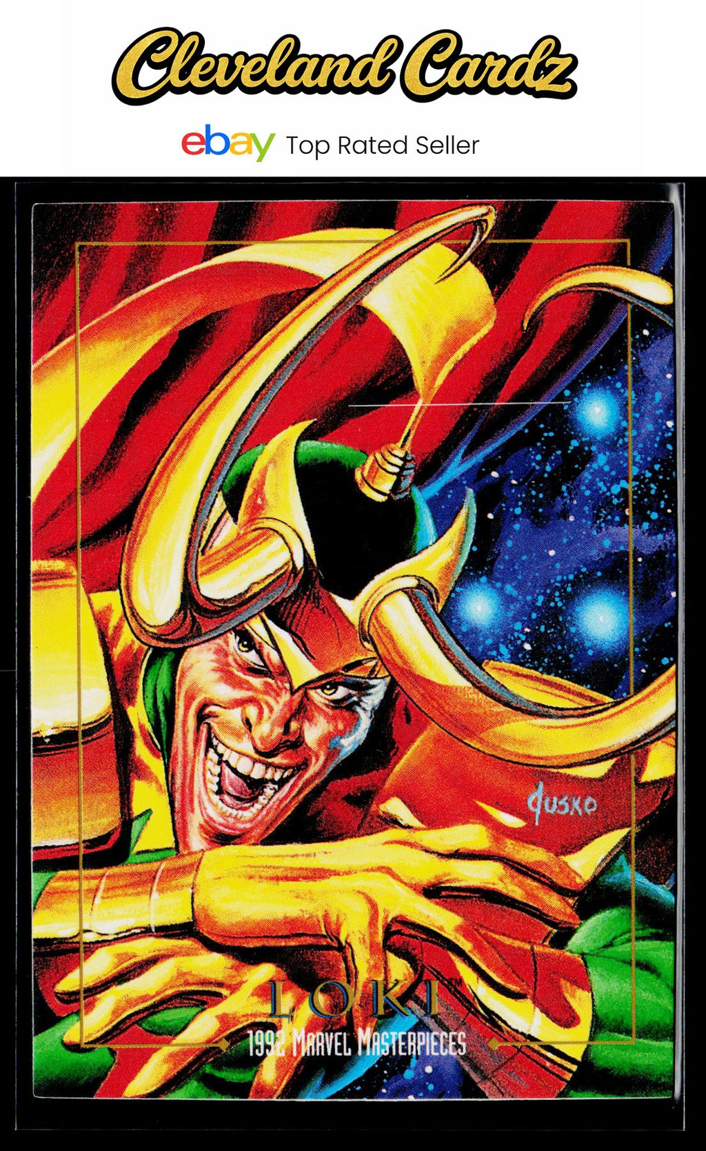 1992 SkyBox Marvel Masterpieces #50 Loki