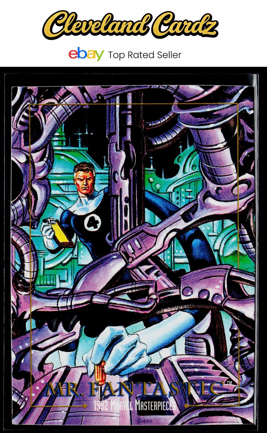 1992 SkyBox Marvel Masterpieces #59 Mr. Fantastic