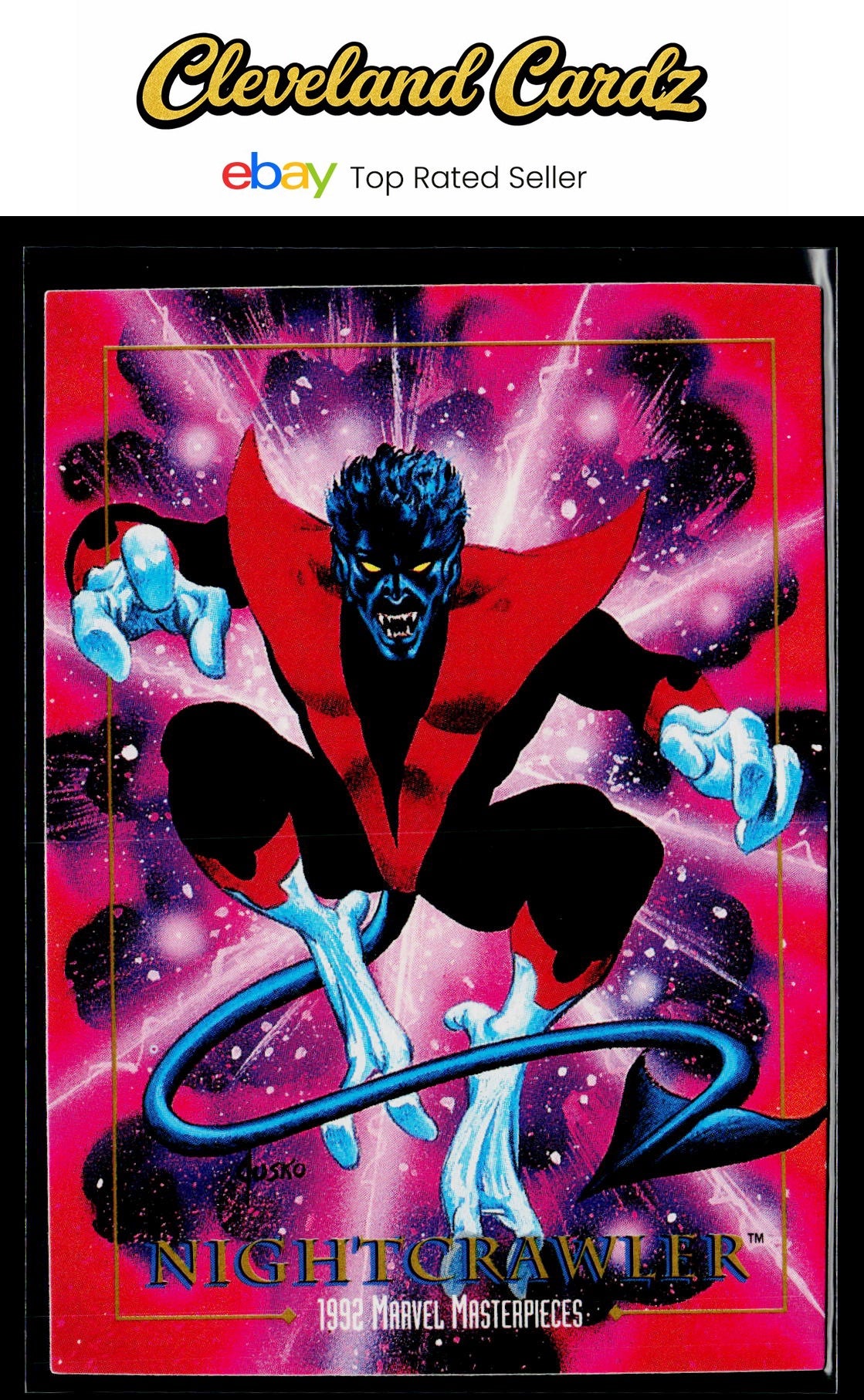 1992 SkyBox Marvel Masterpieces #62 Nightcrawler