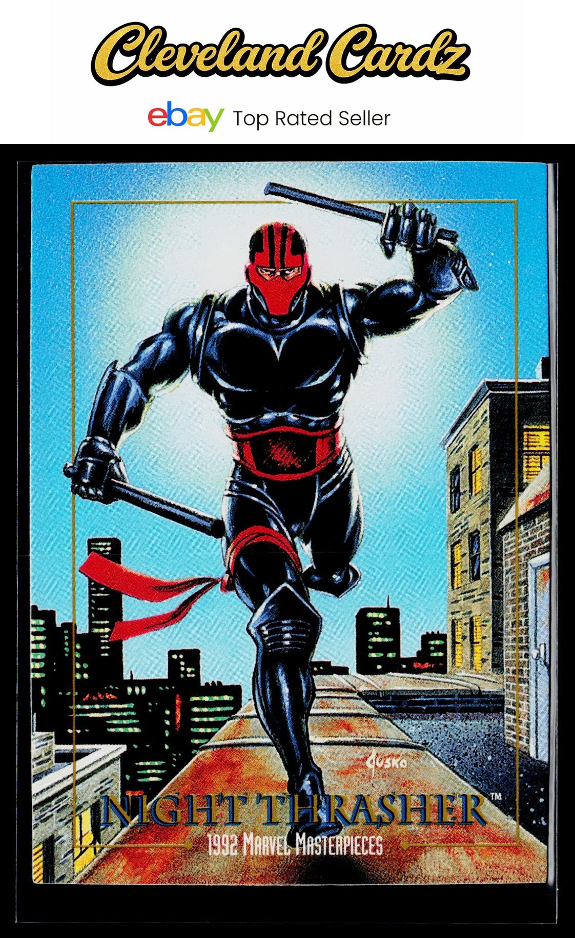 1992 SkyBox Marvel Masterpieces #63 Night Thrasher