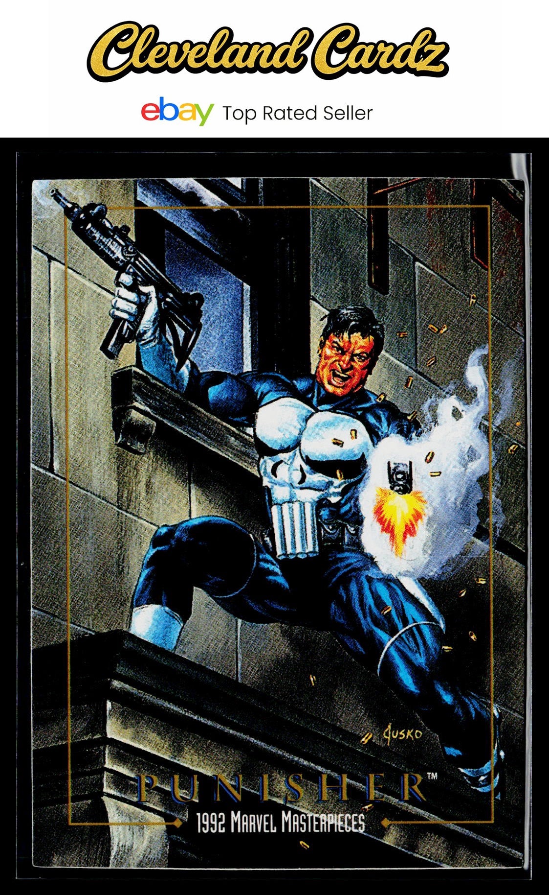 1992 SkyBox Marvel Masterpieces #73 Punisher