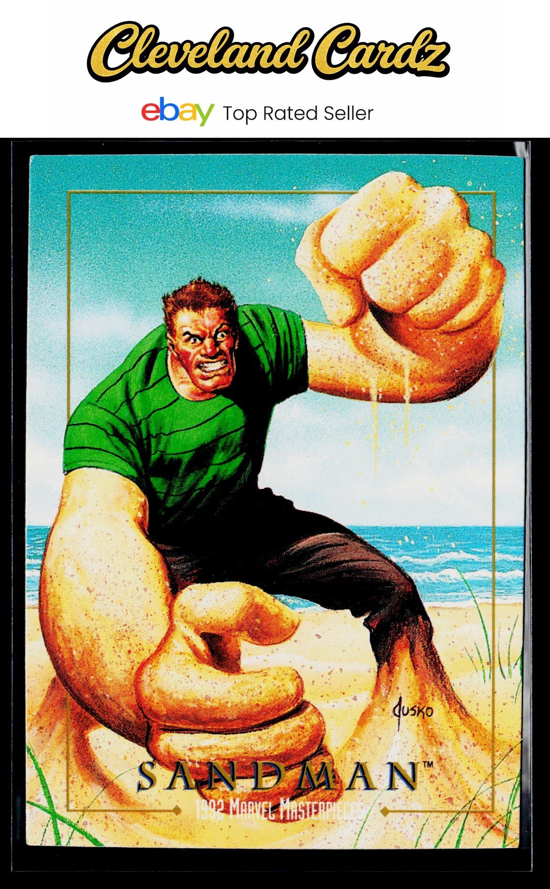 1992 SkyBox Marvel Masterpieces #77 Sandman