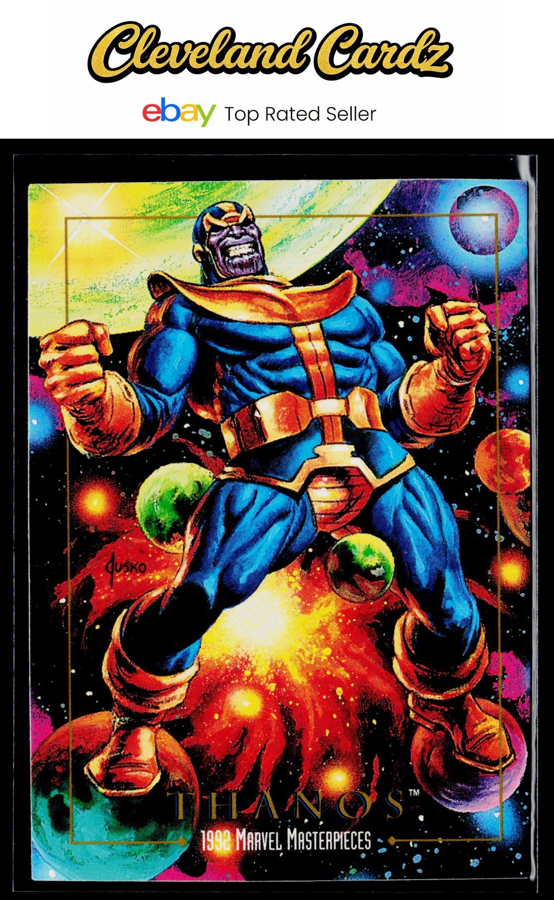 1992 SkyBox Marvel Masterpieces #83 Thanos