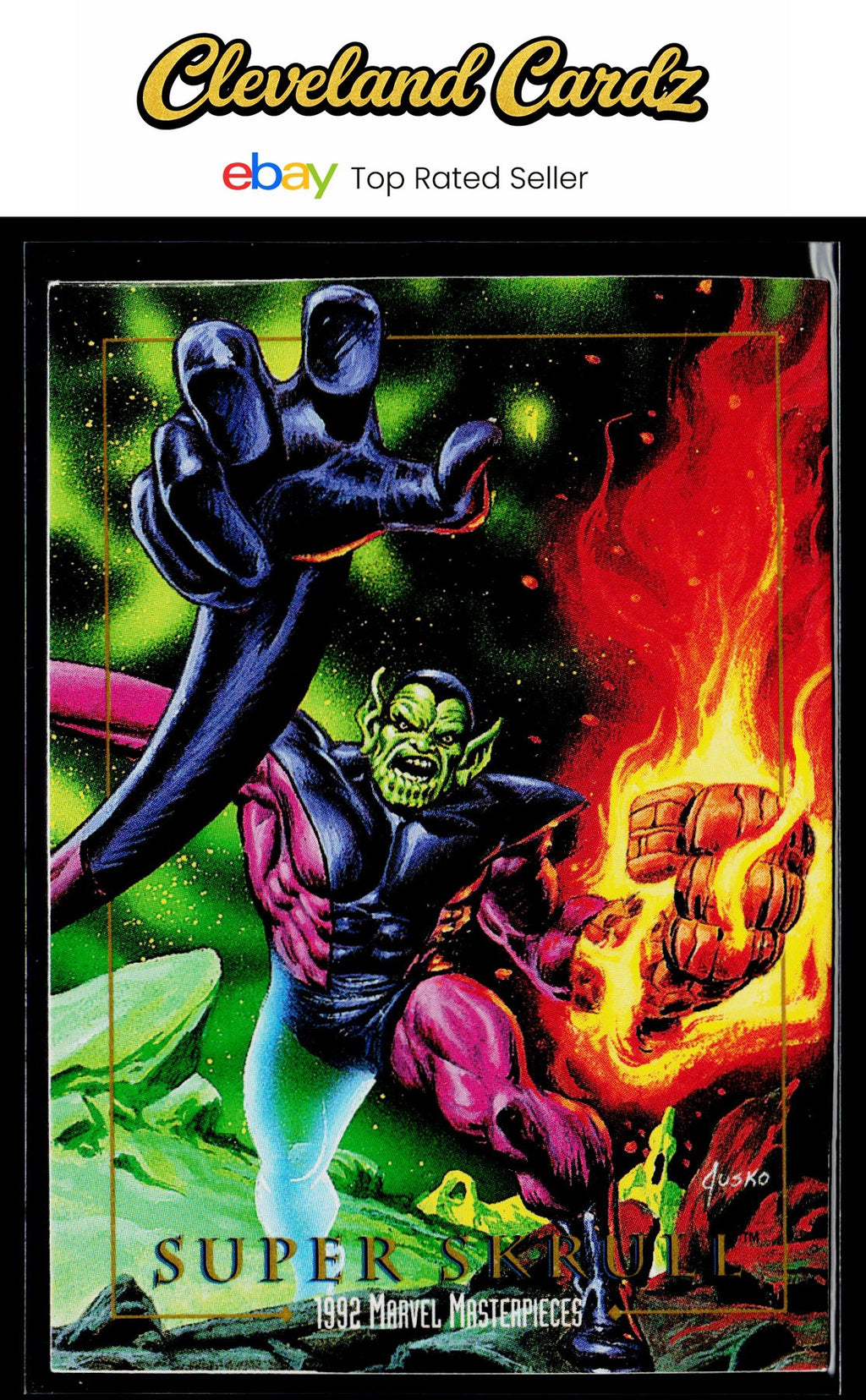 1992 SkyBox Marvel Masterpieces #84 Super Skrull