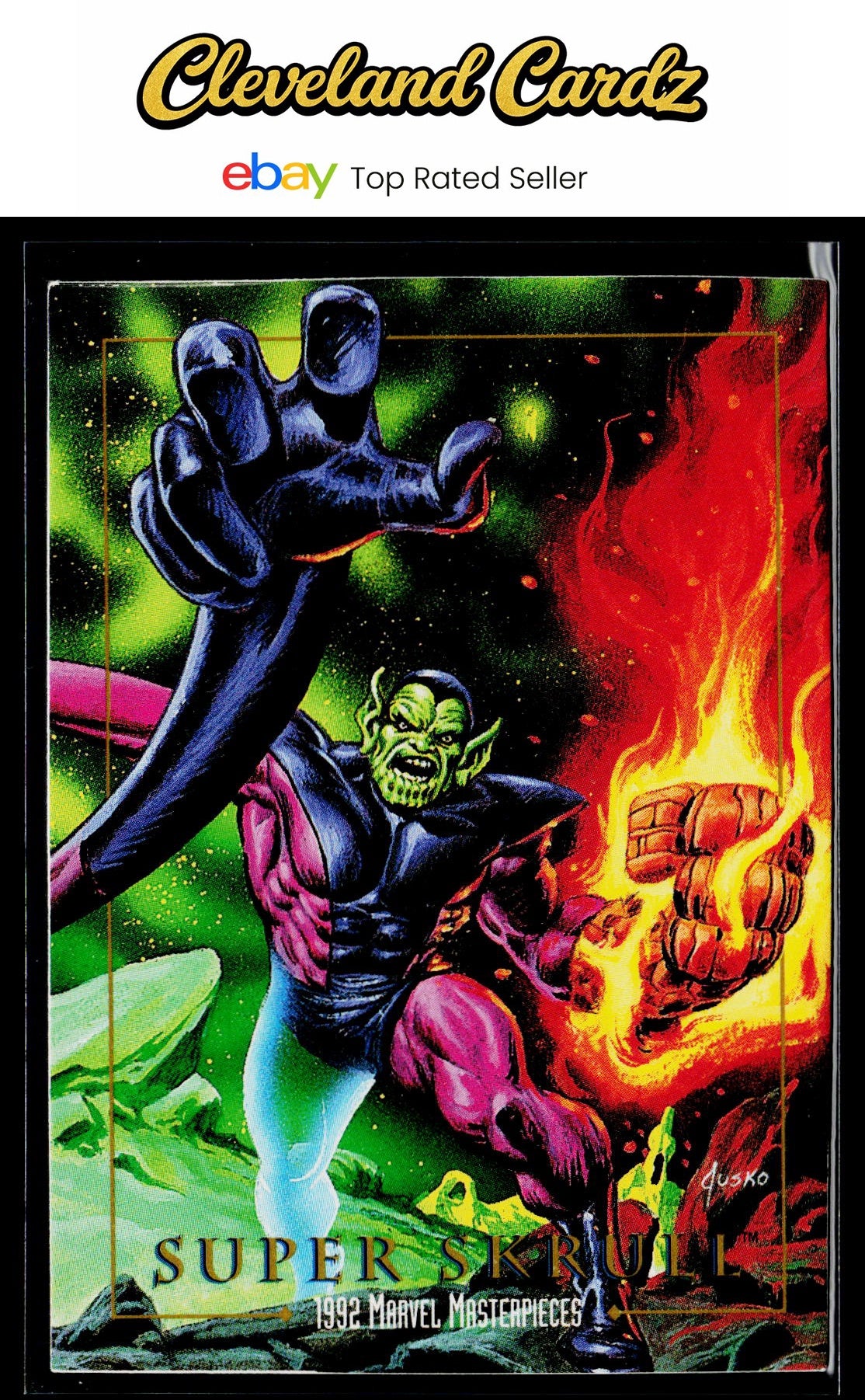 1992 SkyBox Marvel Masterpieces #84 Super Skrull