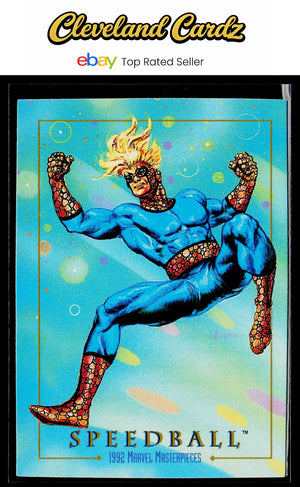 1992 SkyBox Marvel Masterpieces #88 Speedball