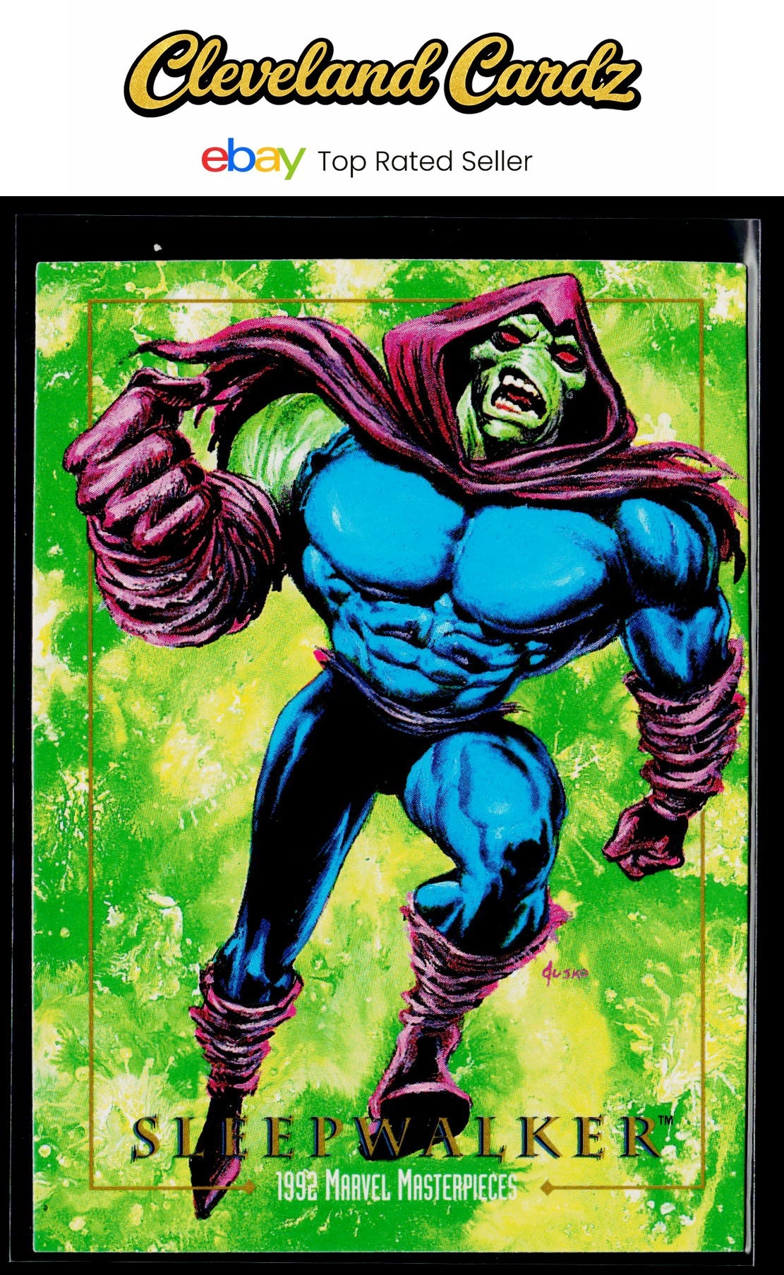 1992 SkyBox Marvel Masterpieces #89 Sleepwalker