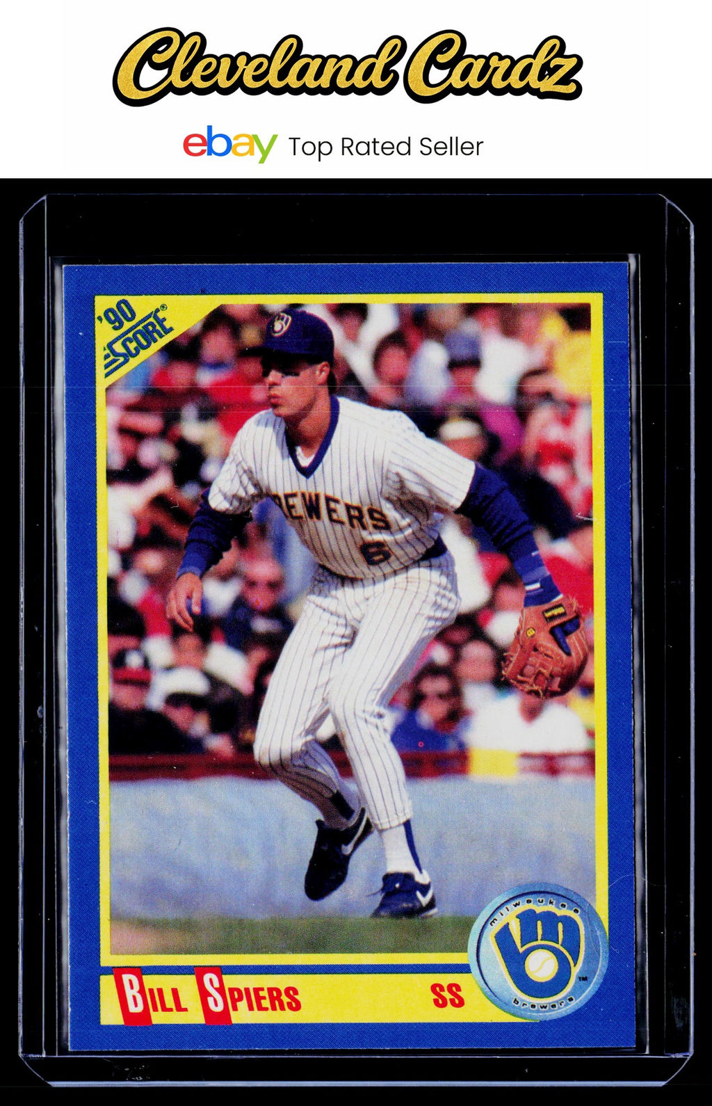 1990 Score #449a Bill Spiers