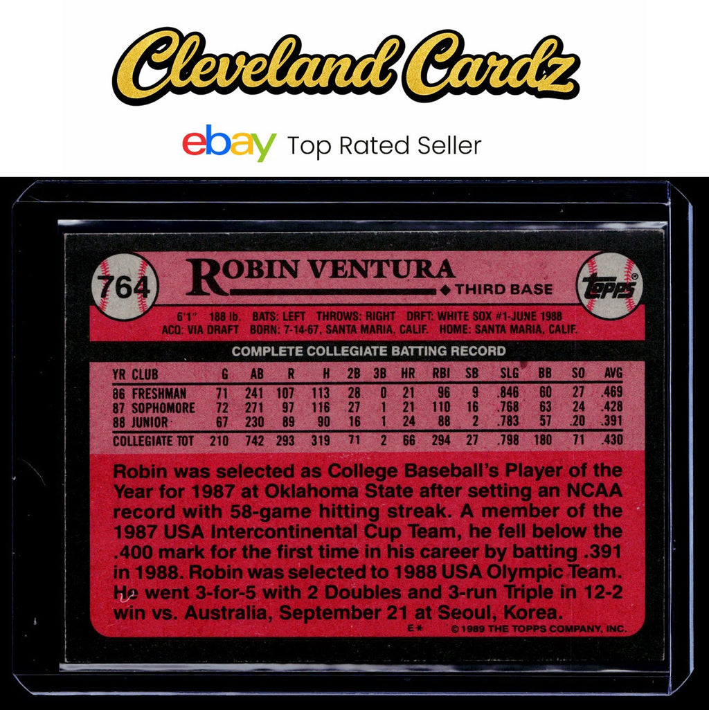 1989 Topps #764 Robin Ventura