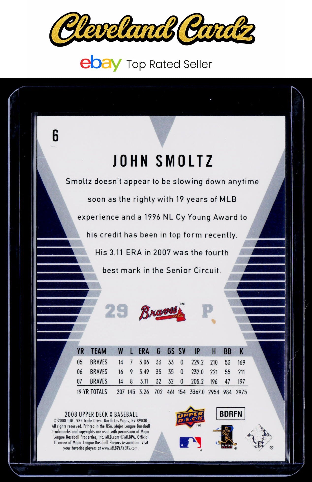 2008 Upper Deck X #6 John Smoltz