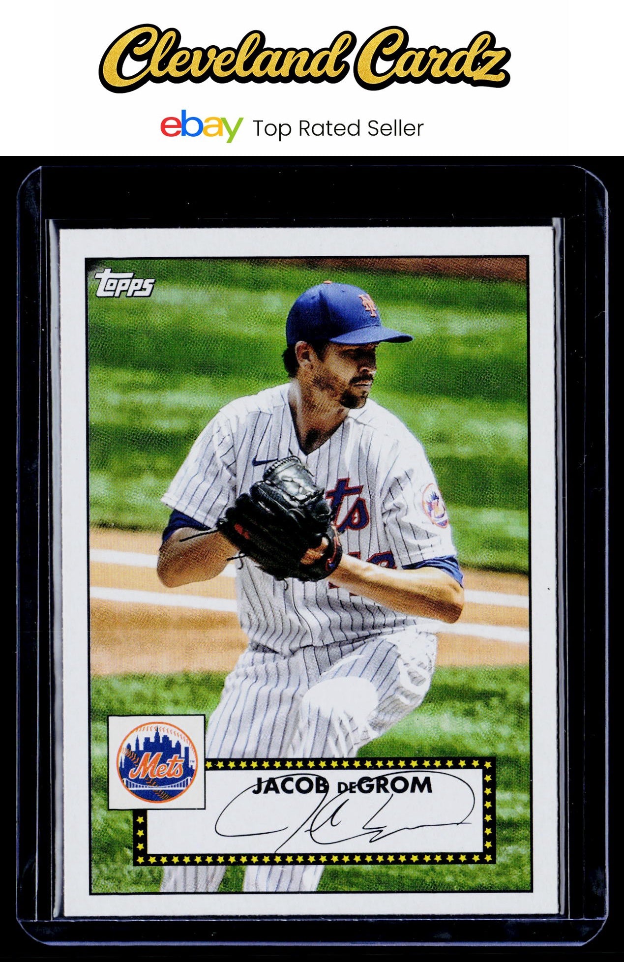 2021 Topps #T52-15 Jacob deGrom 1952 Topps Redux