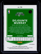 2021-22 Donruss Optic #116 Dejounte Murray Purple