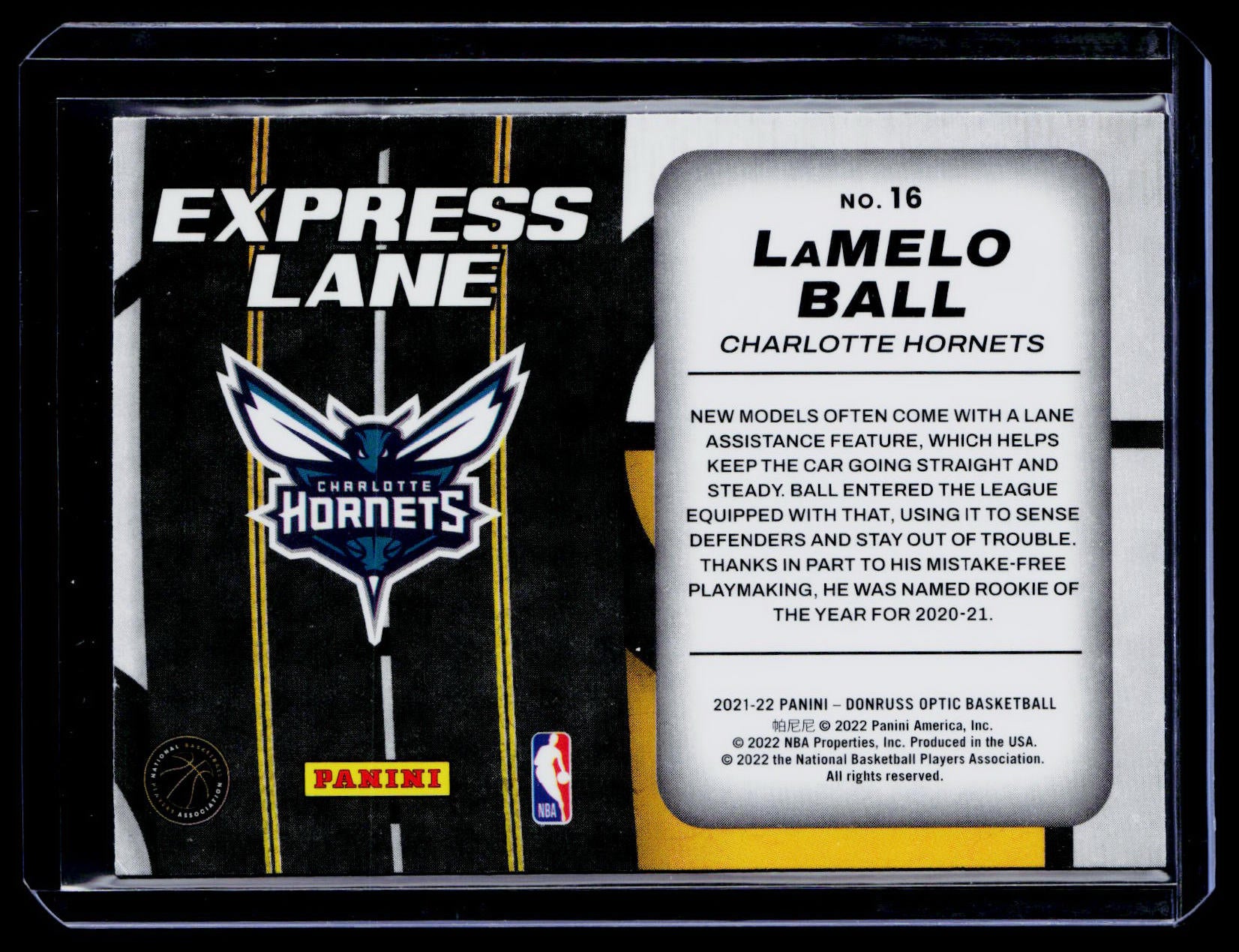 2021-22 Donruss Optic #16 LaMelo Ball Express Lane