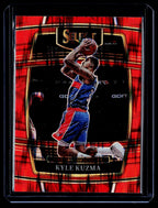 2021-22 Panini Select #70 Kyle Kuzma Orange Flash Prizms