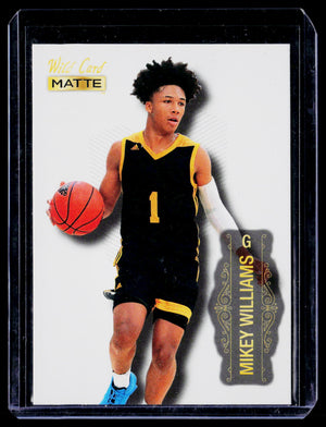 2022 Wild Card Matte #MB-60 Mikey Williams White