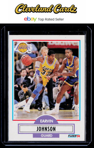1990-91 Fleer #93 Earvin Johnson