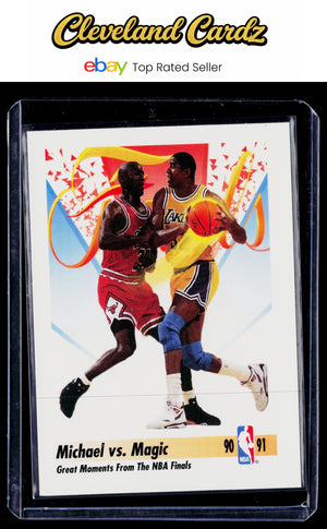 1991-92 SkyBox #333 Michael vs. Magic