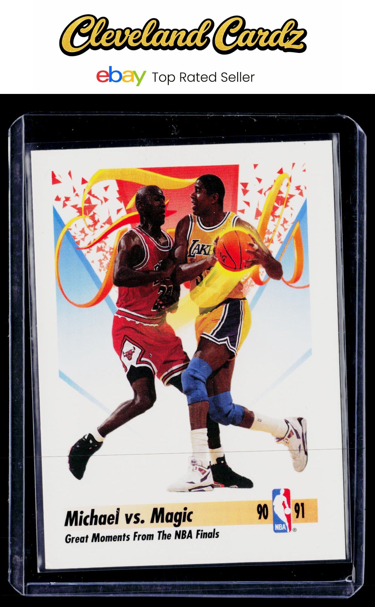 1991-92 SkyBox #333 Michael vs. Magic