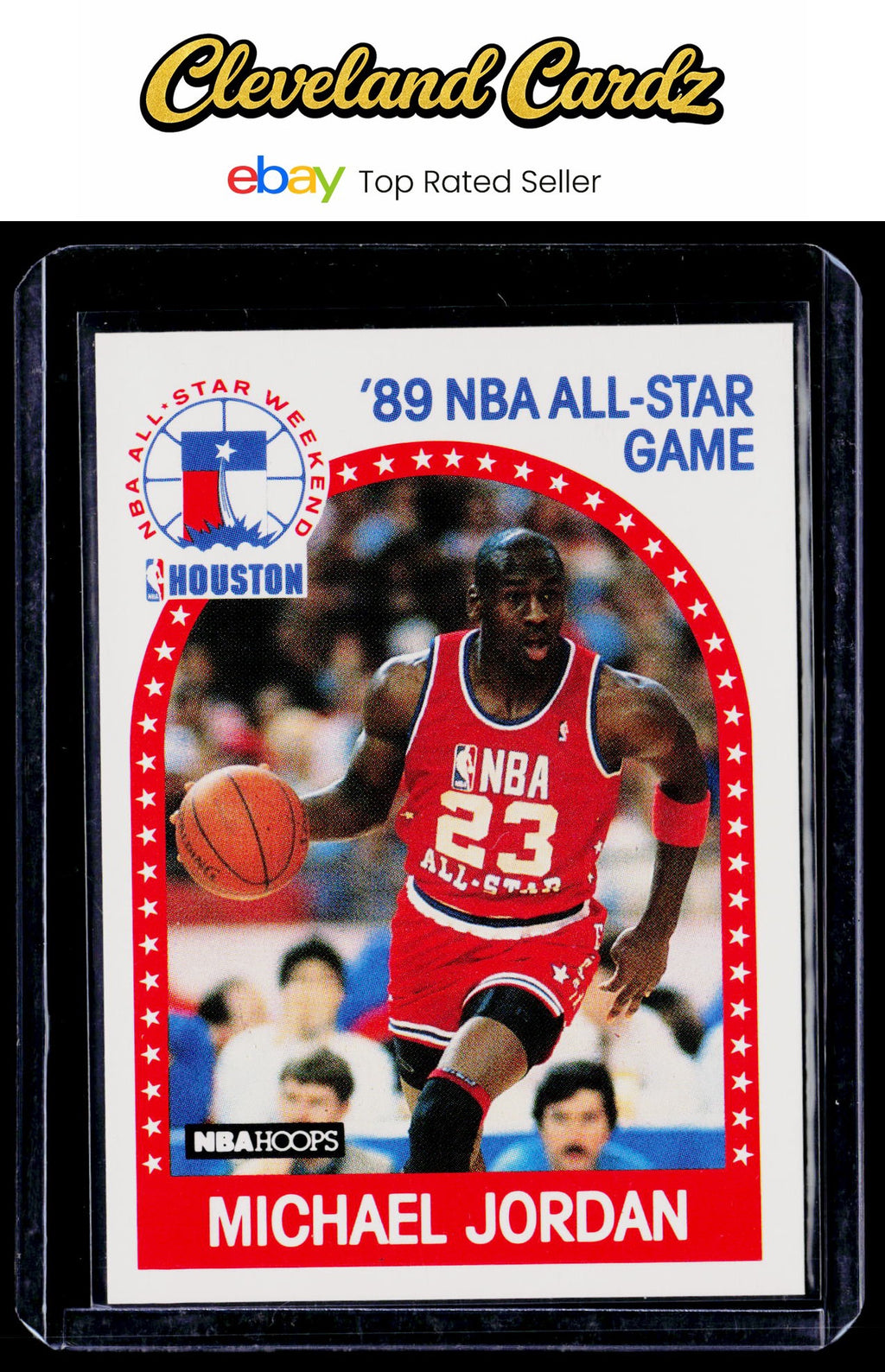 1989-90 Hoops All-Star Panels Perforated #21 Michael Jordan